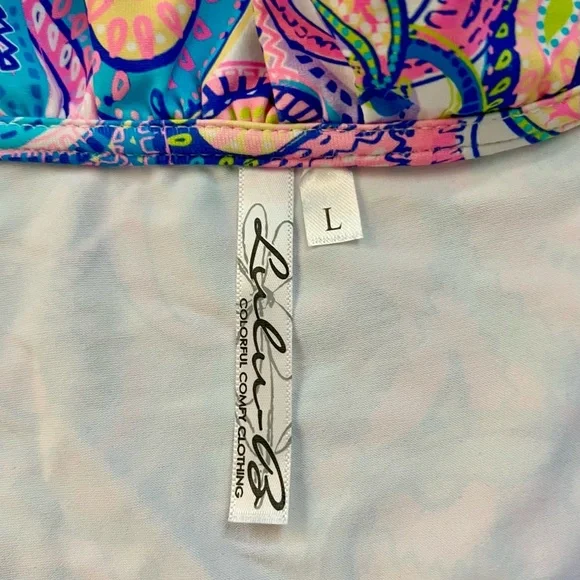 Lulu B Paisley Sleeveless Dress Size Large UPF 50 Cooling Fabric New With Tags - Picture 7 of 10